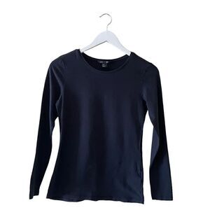 H& M Black Basic Essential Bohemian Festival Casual Simple Solid SZ S # 1369